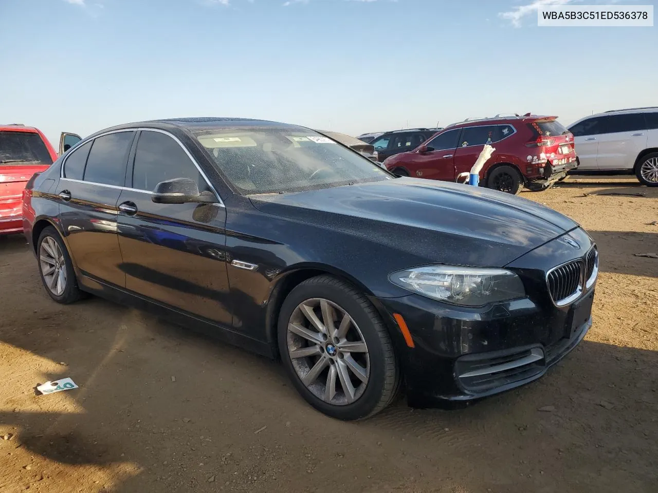 2014 BMW 535 Xi VIN: WBA5B3C51ED536378 Lot: 64963974