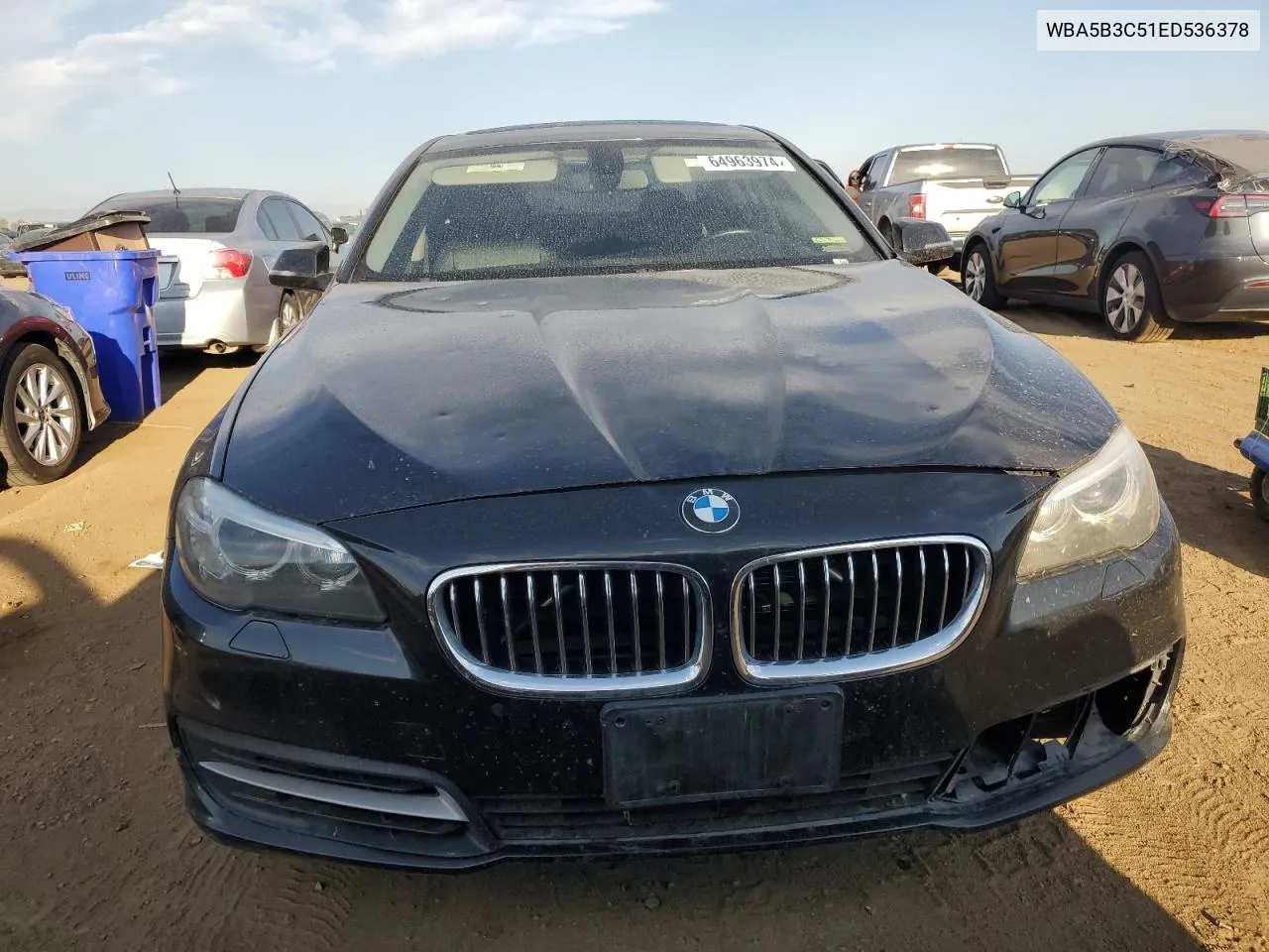 2014 BMW 535 Xi VIN: WBA5B3C51ED536378 Lot: 64963974