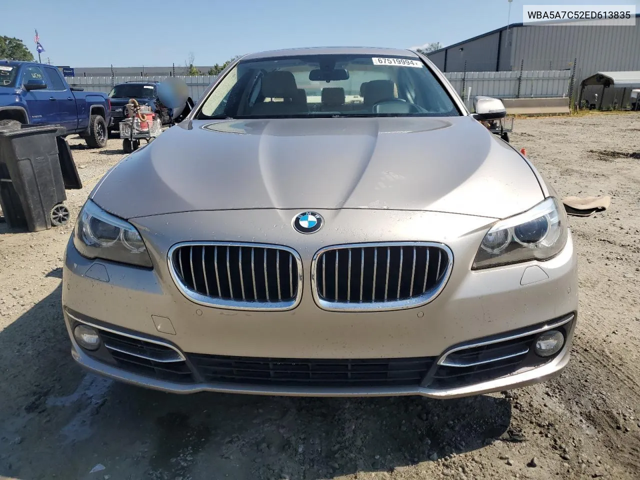 2014 BMW 528 Xi VIN: WBA5A7C52ED613835 Lot: 67519994