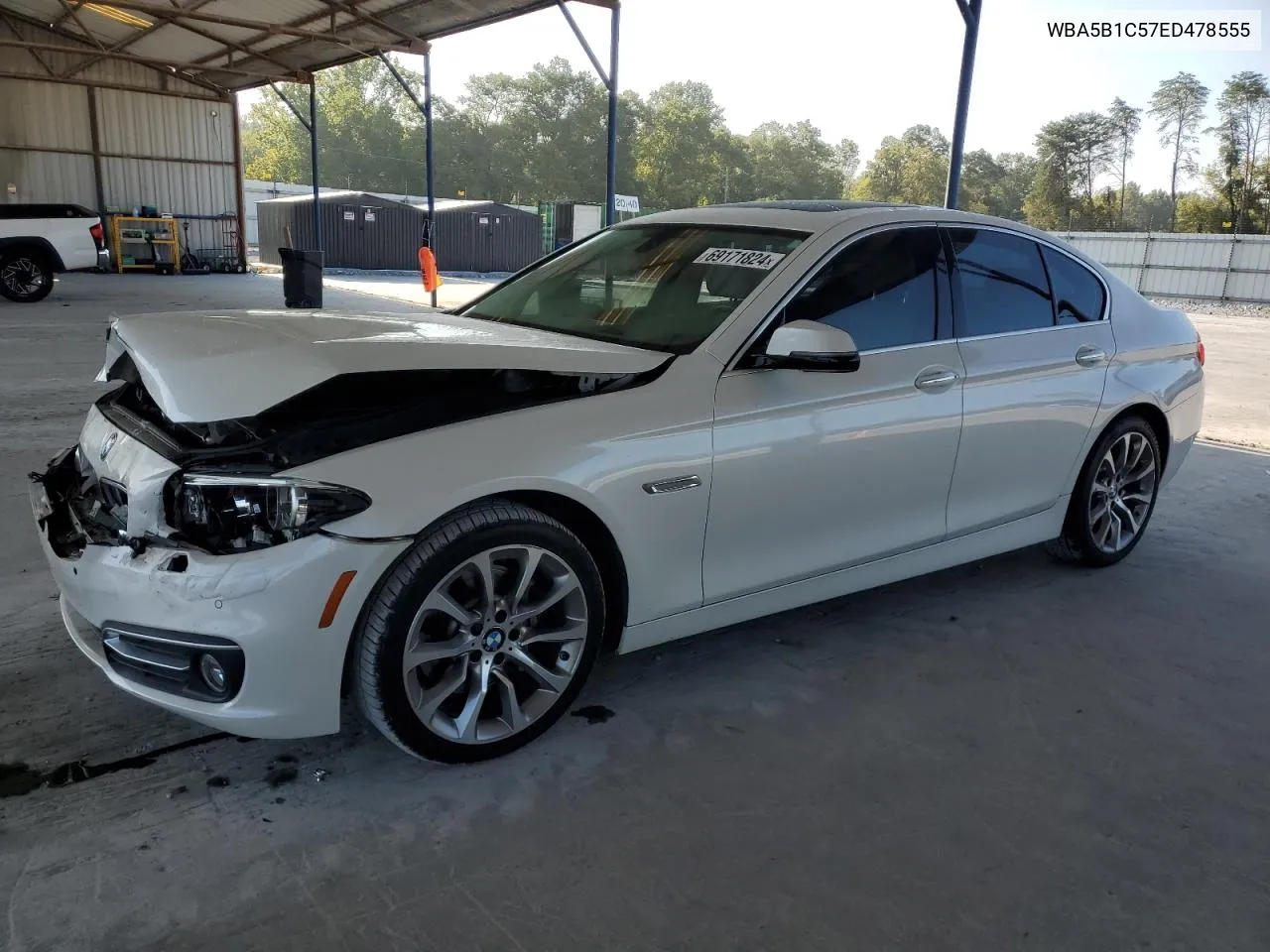 2014 BMW 535 I VIN: WBA5B1C57ED478555 Lot: 69171824