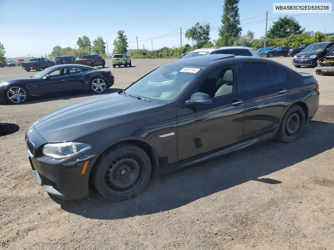 2014 BMW 535 Xi VIN: WBA5B3C52ED535238 Lot: 69301244