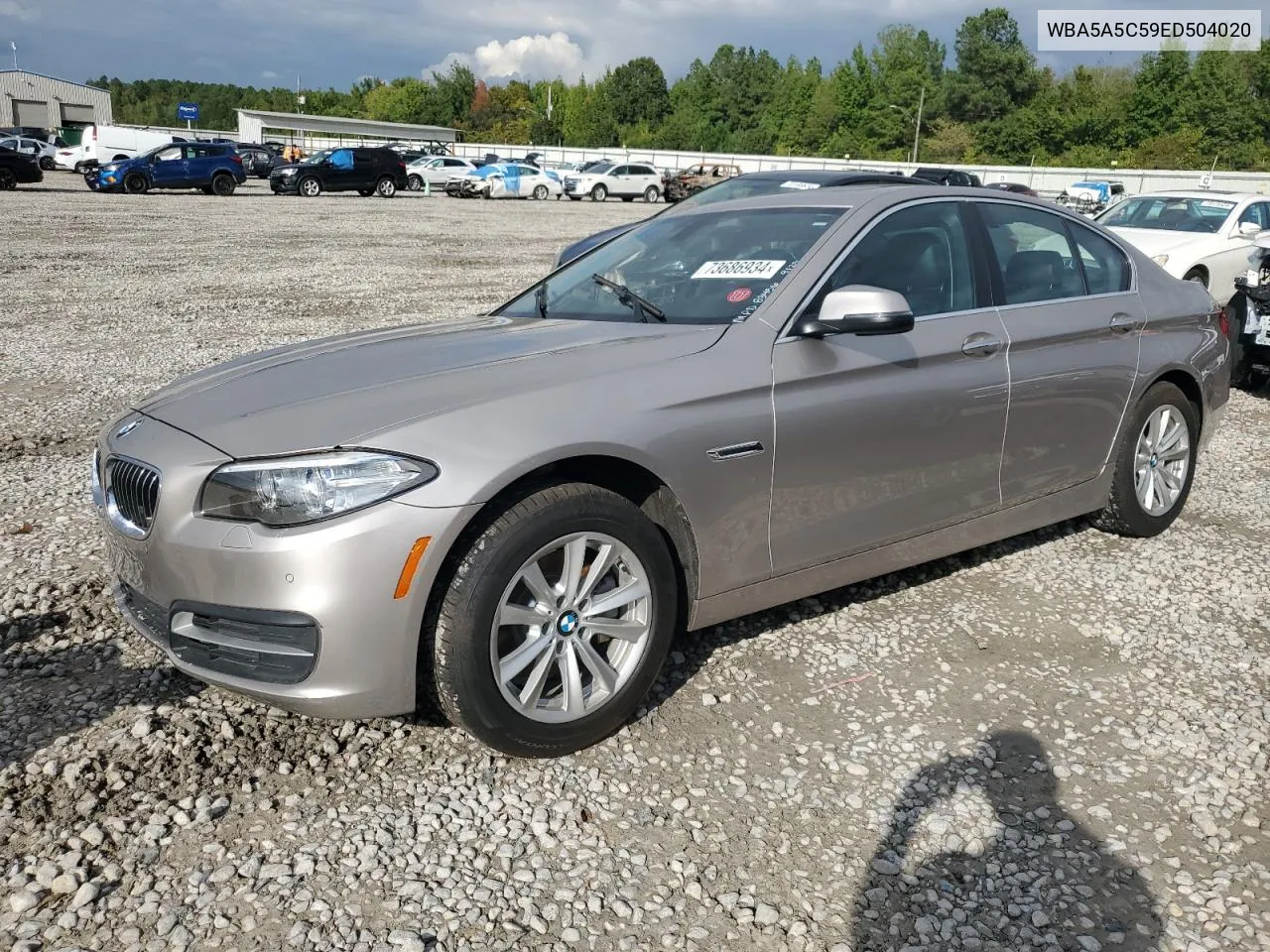 2014 BMW 528 I VIN: WBA5A5C59ED504020 Lot: 73686934