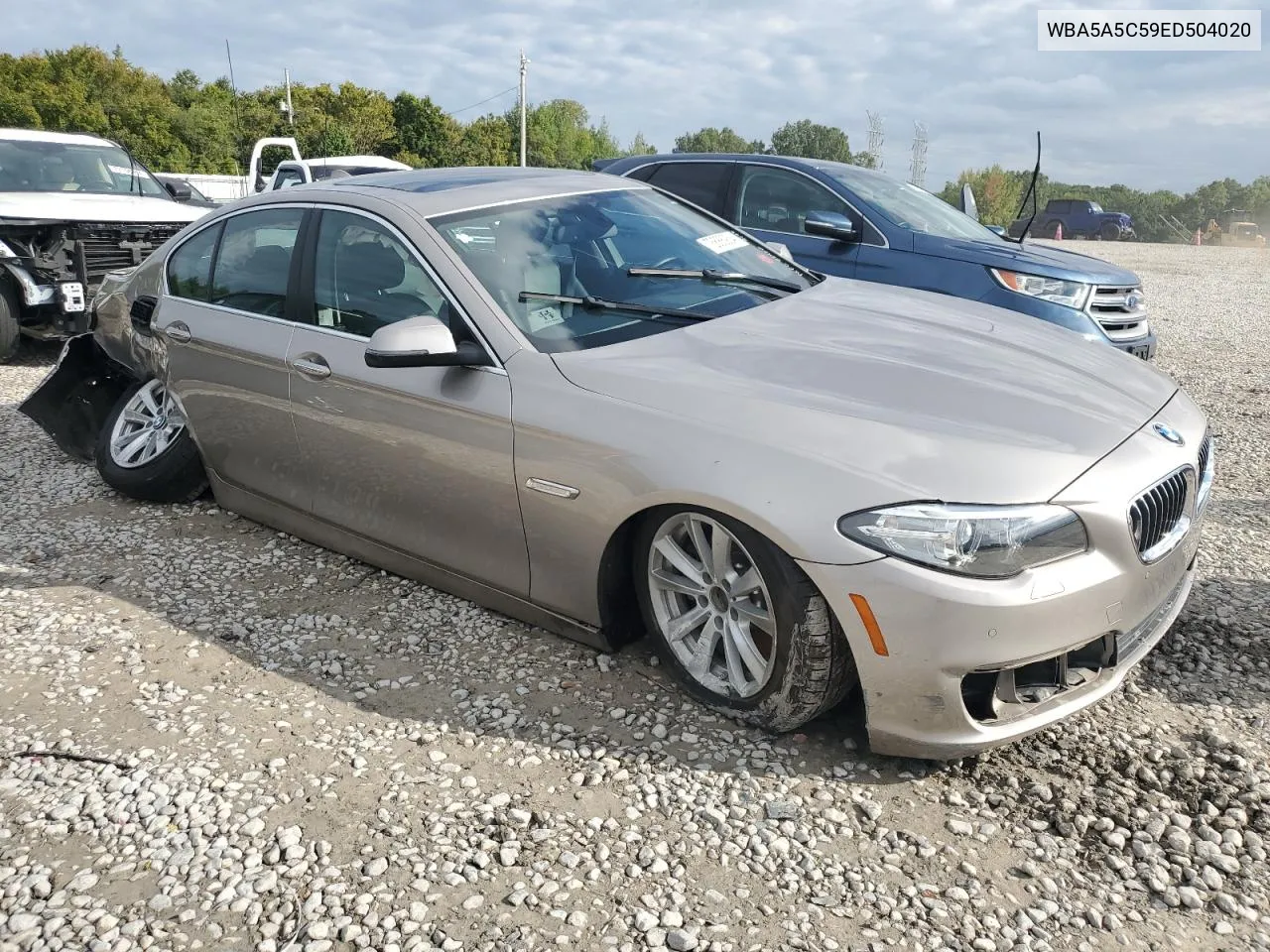 2014 BMW 528 I VIN: WBA5A5C59ED504020 Lot: 73686934