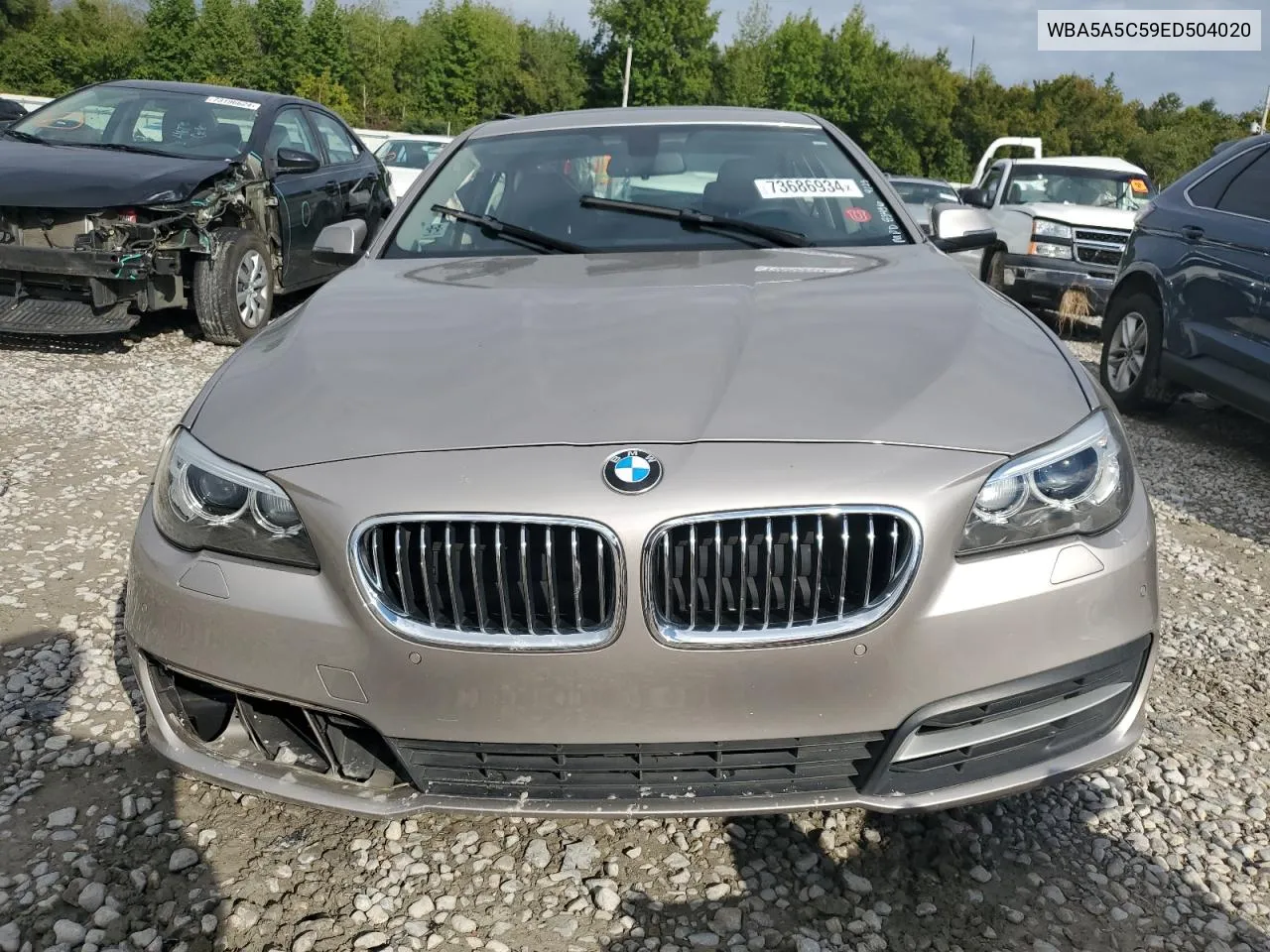 2014 BMW 528 I VIN: WBA5A5C59ED504020 Lot: 73686934