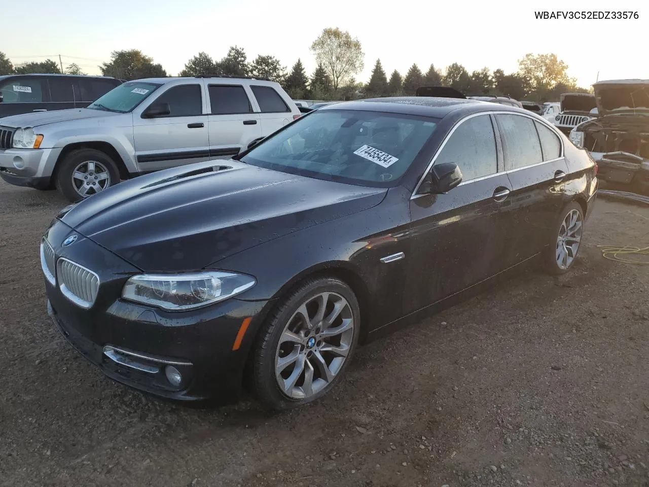 2014 BMW 535 D xDrive VIN: WBAFV3C52EDZ33576 Lot: 74455434