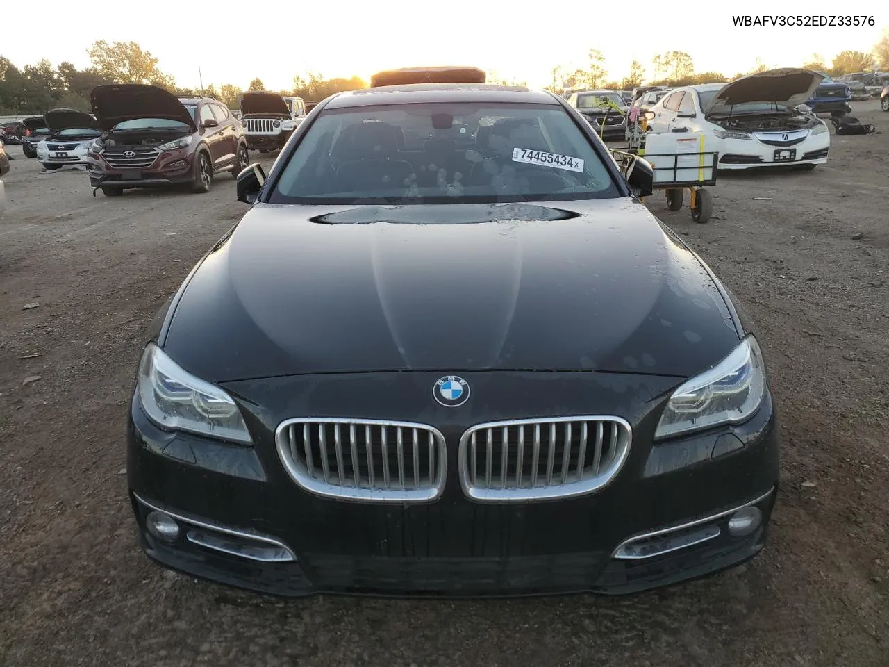 2014 BMW 535 D xDrive VIN: WBAFV3C52EDZ33576 Lot: 74455434