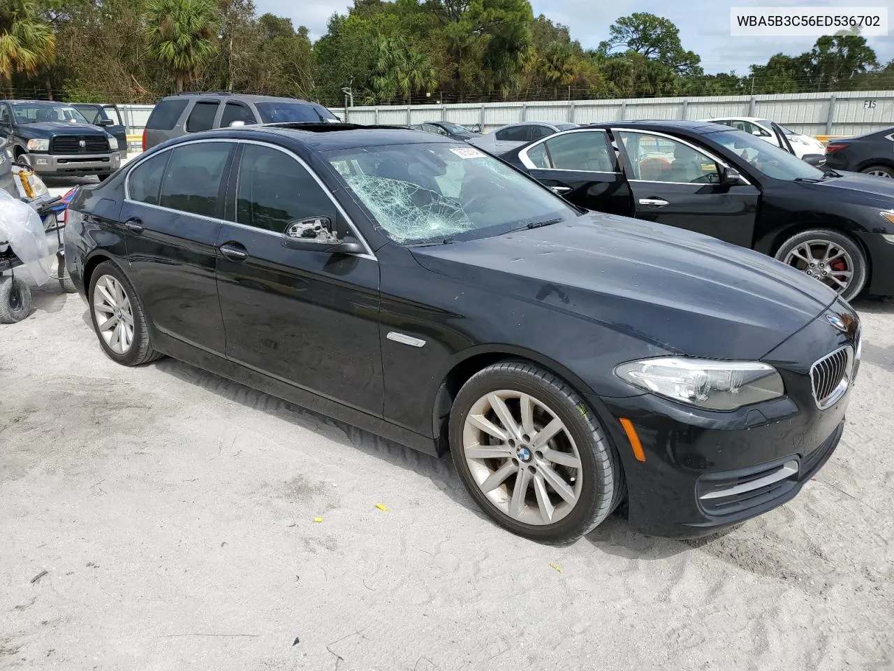 2014 BMW 535 Xi VIN: WBA5B3C56ED536702 Lot: 76753194