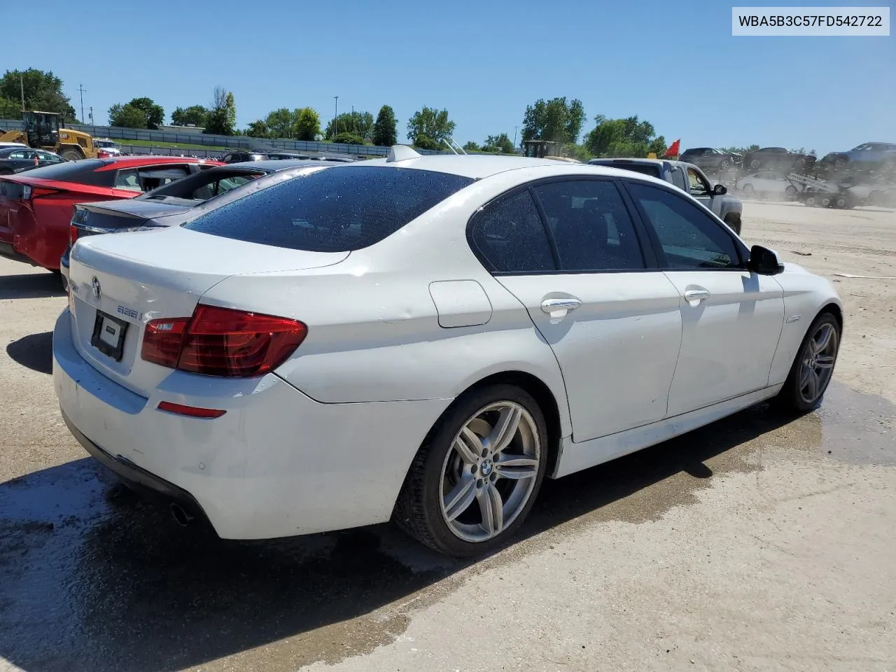 2015 BMW 535 Xi VIN: WBA5B3C57FD542722 Lot: 58093644