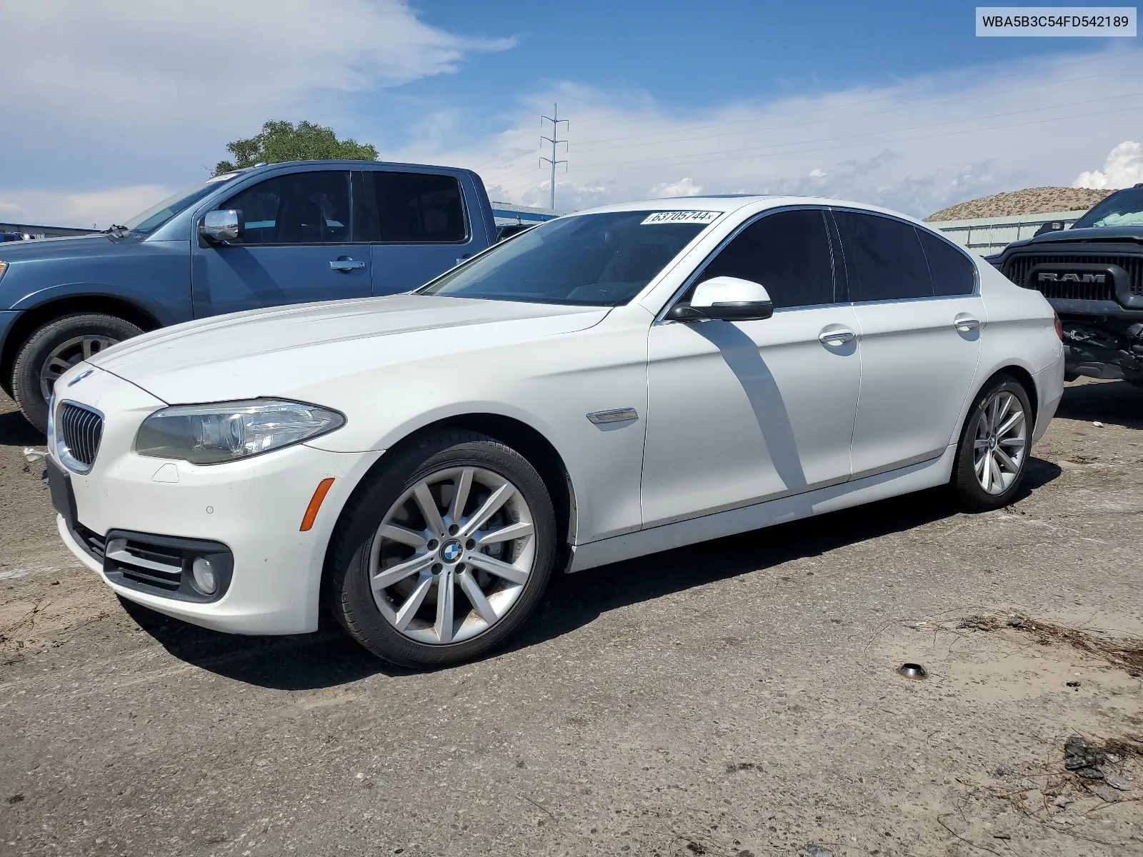 2015 BMW 535 Xi VIN: WBA5B3C54FD542189 Lot: 63705744