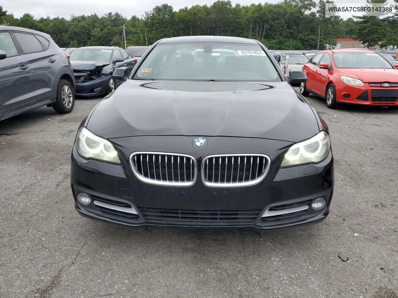 2015 BMW 528 Xi VIN: WBA5A7C58FG143388 Lot: 65781894