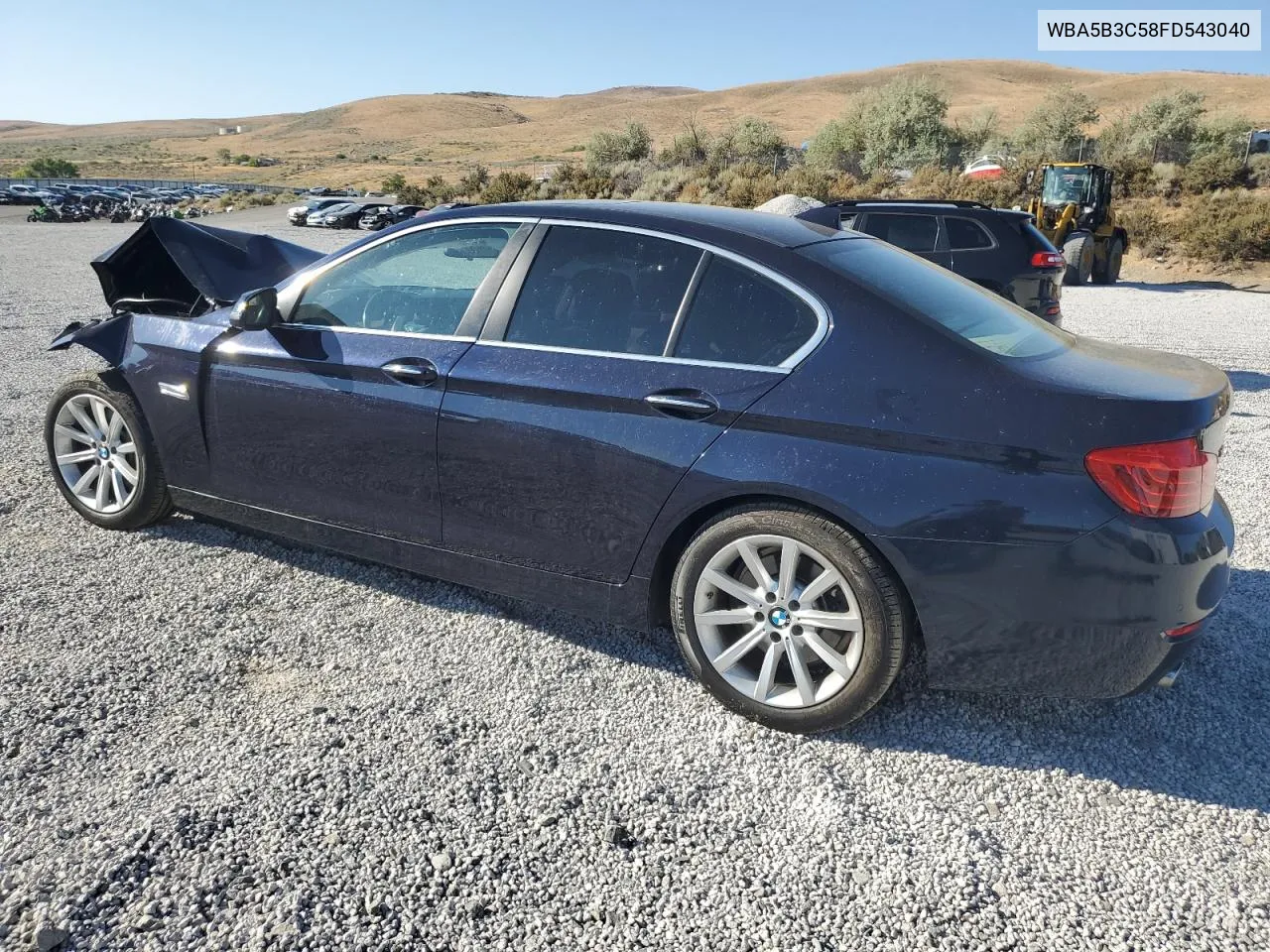 2015 BMW 535 Xi VIN: WBA5B3C58FD543040 Lot: 69459244