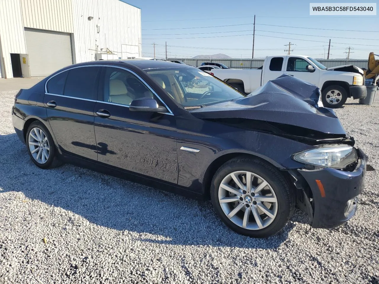 2015 BMW 535 Xi VIN: WBA5B3C58FD543040 Lot: 69459244