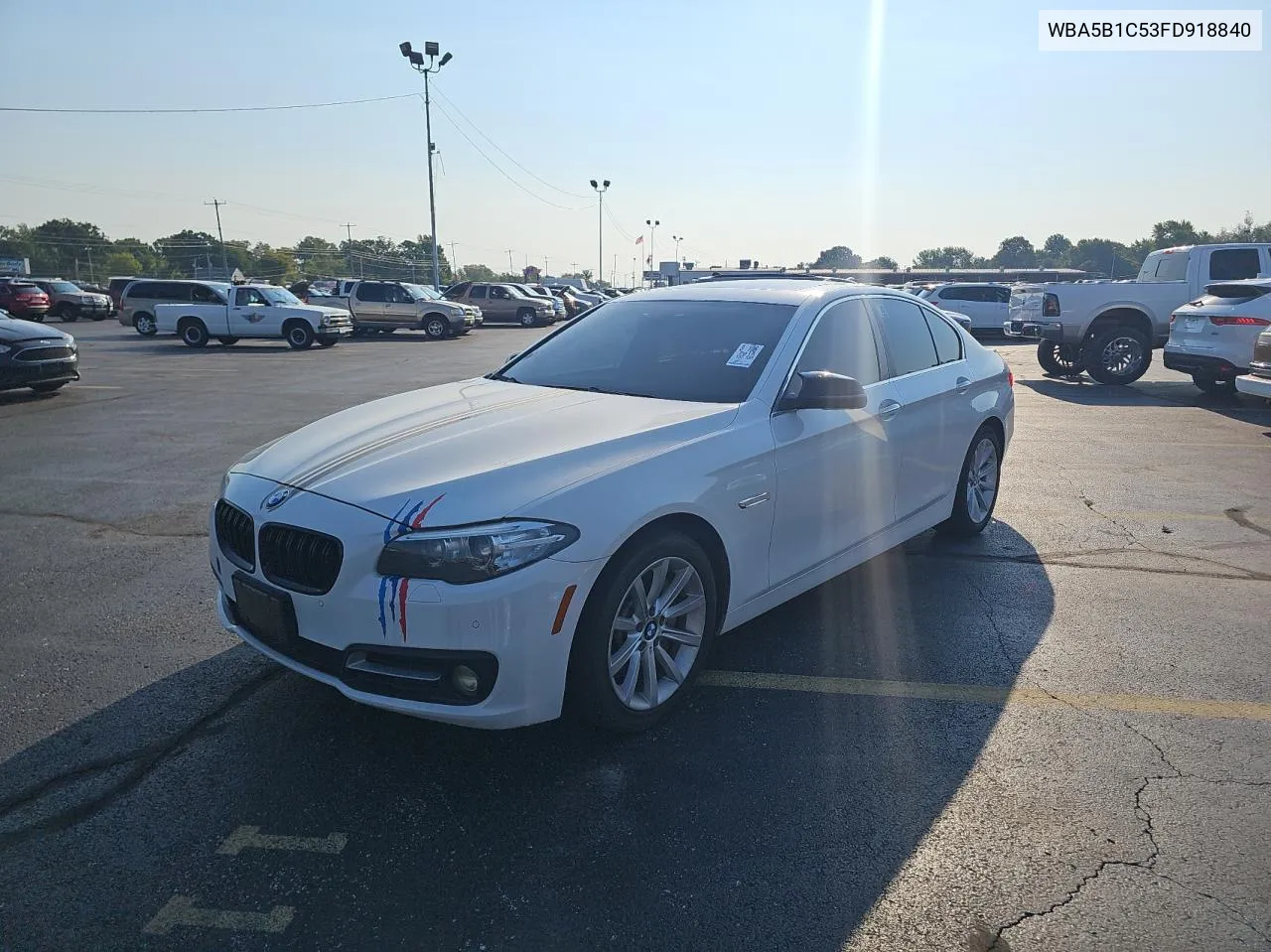 2015 BMW 535 I VIN: WBA5B1C53FD918840 Lot: 69765314