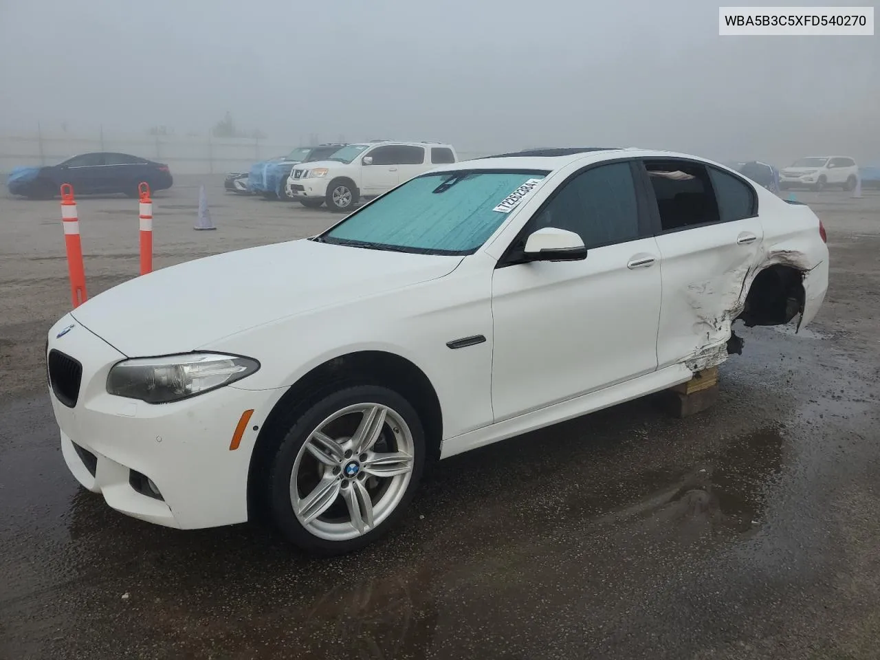 2015 BMW 535 Xi VIN: WBA5B3C5XFD540270 Lot: 72262384