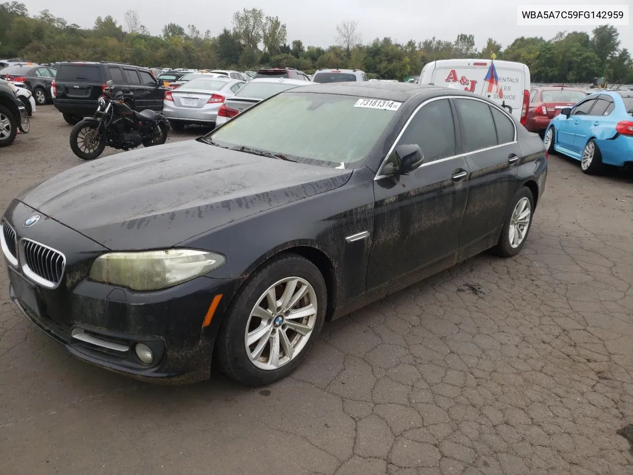 2015 BMW 528 Xi VIN: WBA5A7C59FG142959 Lot: 73181314