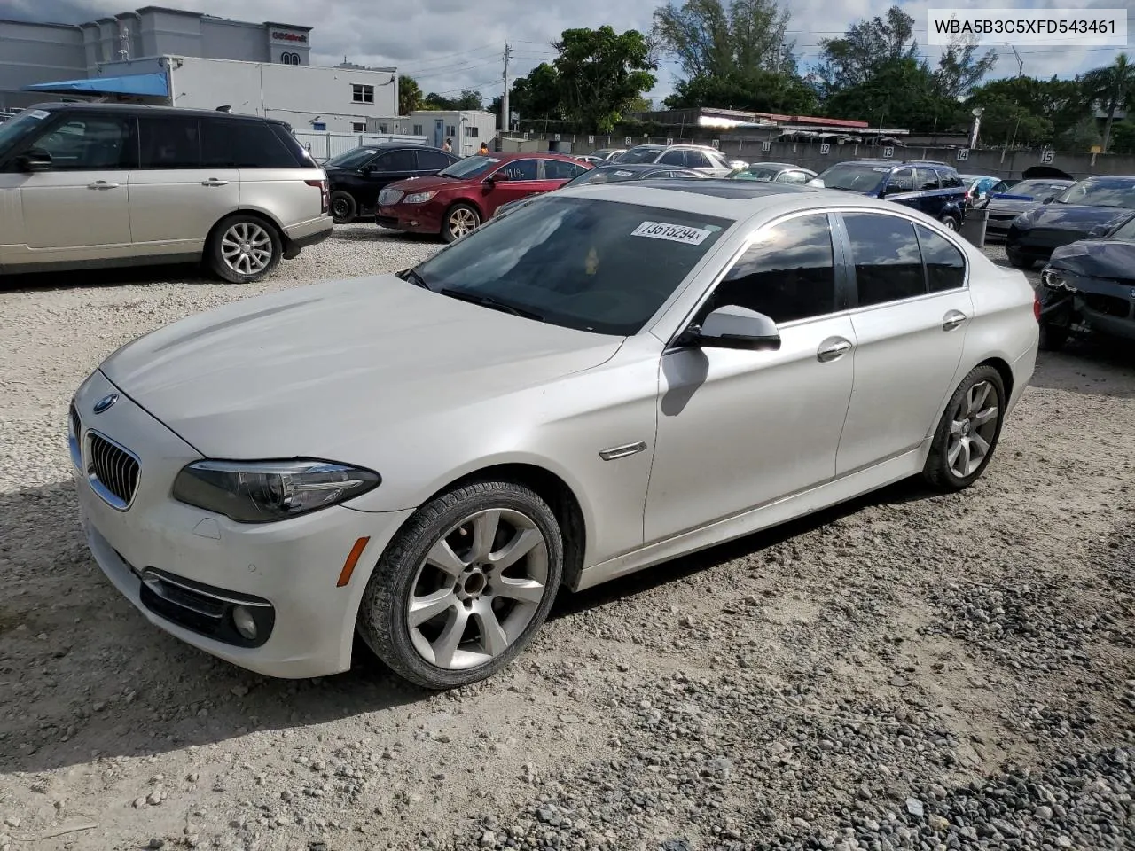 2015 BMW 535 Xi VIN: WBA5B3C5XFD543461 Lot: 73515294