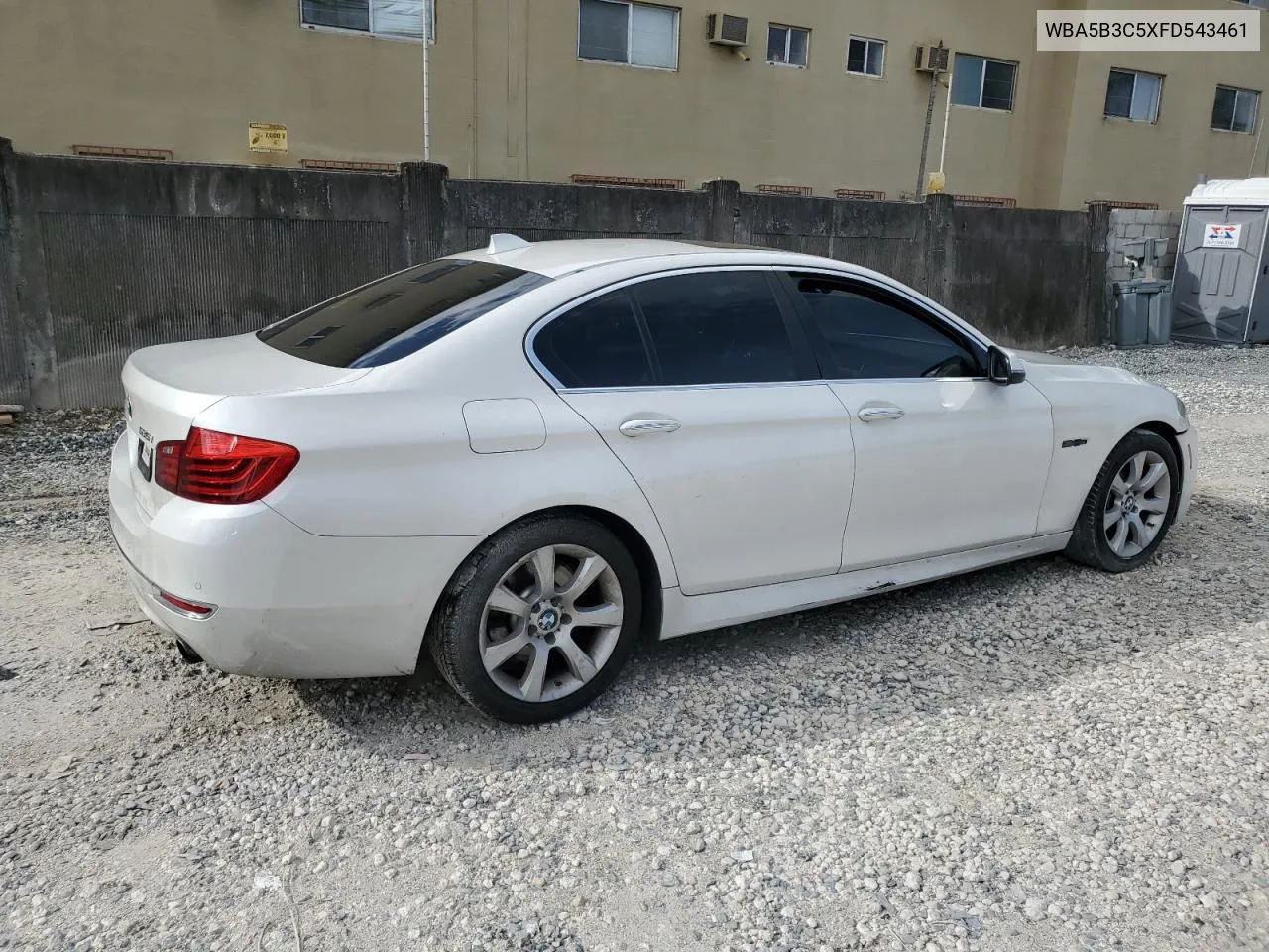 2015 BMW 535 Xi VIN: WBA5B3C5XFD543461 Lot: 73515294