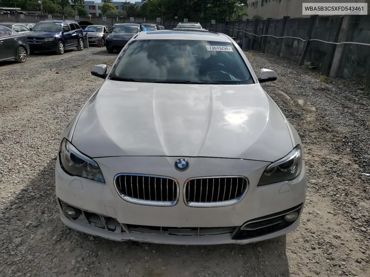 2015 BMW 535 Xi VIN: WBA5B3C5XFD543461 Lot: 73515294