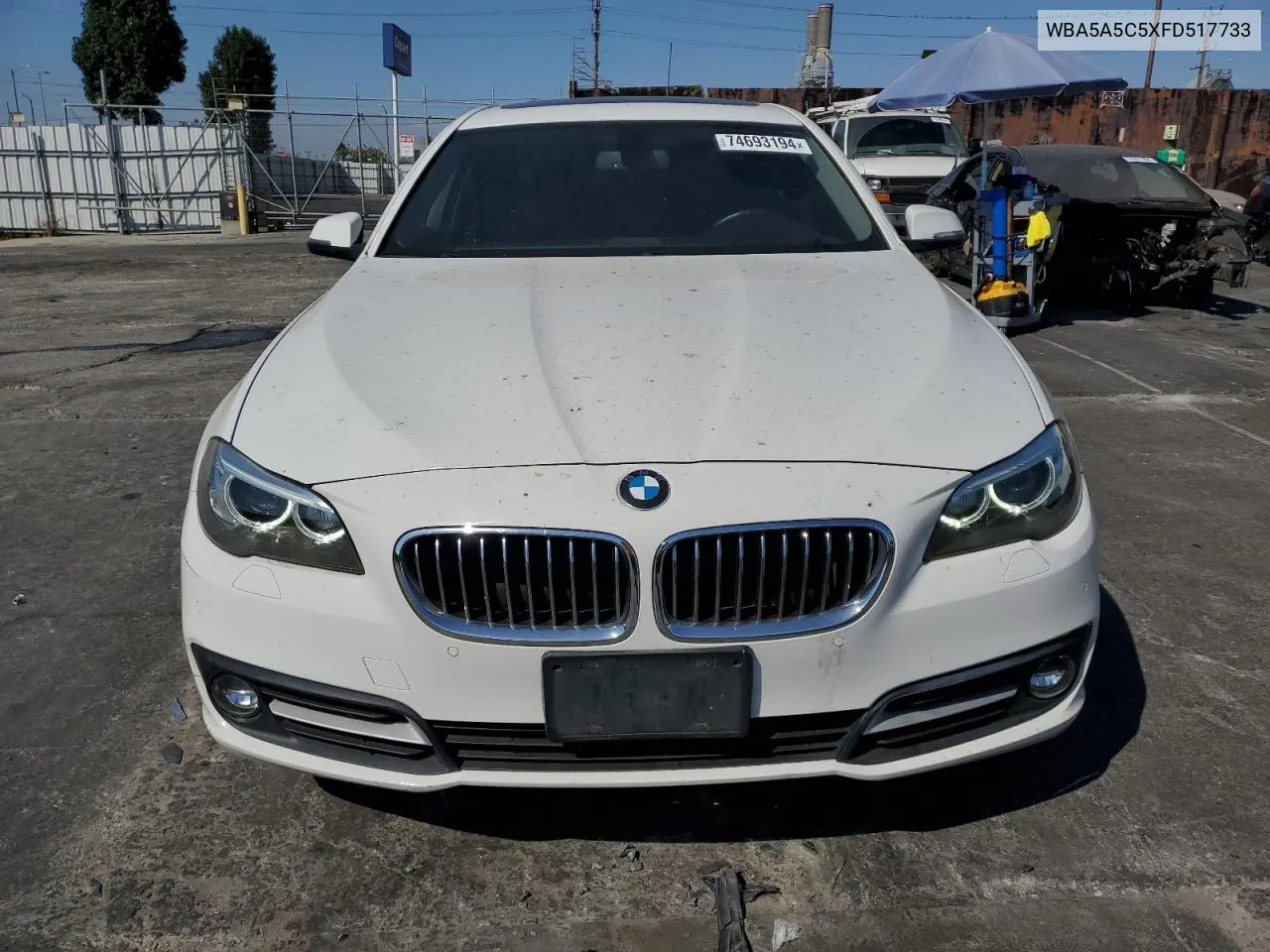 2015 BMW 528 I VIN: WBA5A5C5XFD517733 Lot: 74693194