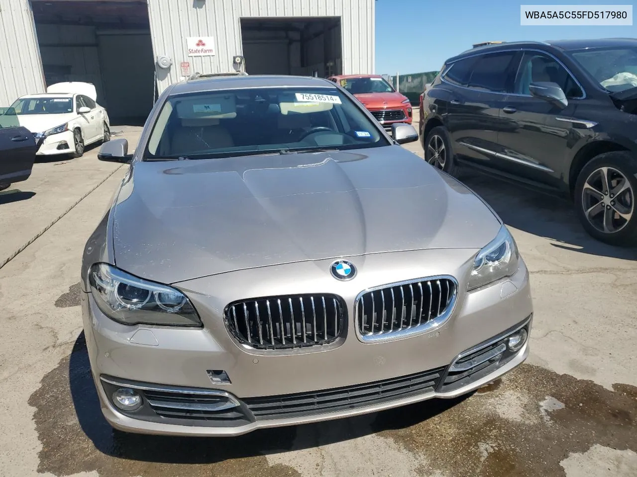 2015 BMW 528 I VIN: WBA5A5C55FD517980 Lot: 75518514