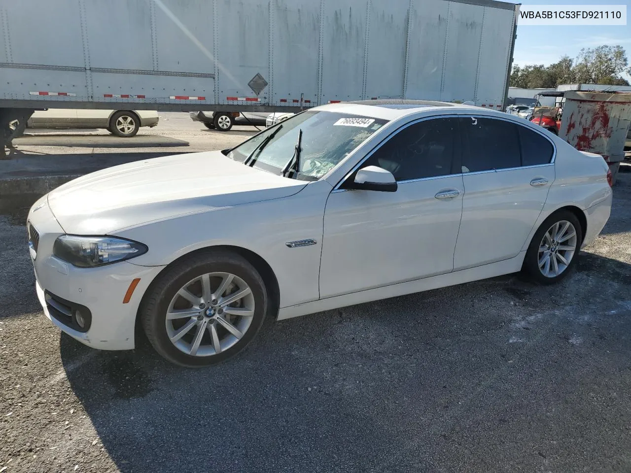 2015 BMW 535 I VIN: WBA5B1C53FD921110 Lot: 76693494