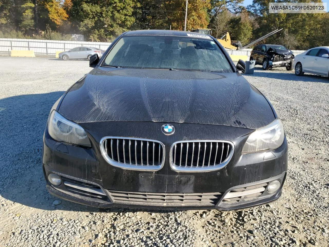 2015 BMW 528 I VIN: WBA5A5C59FD520123 Lot: 78467904