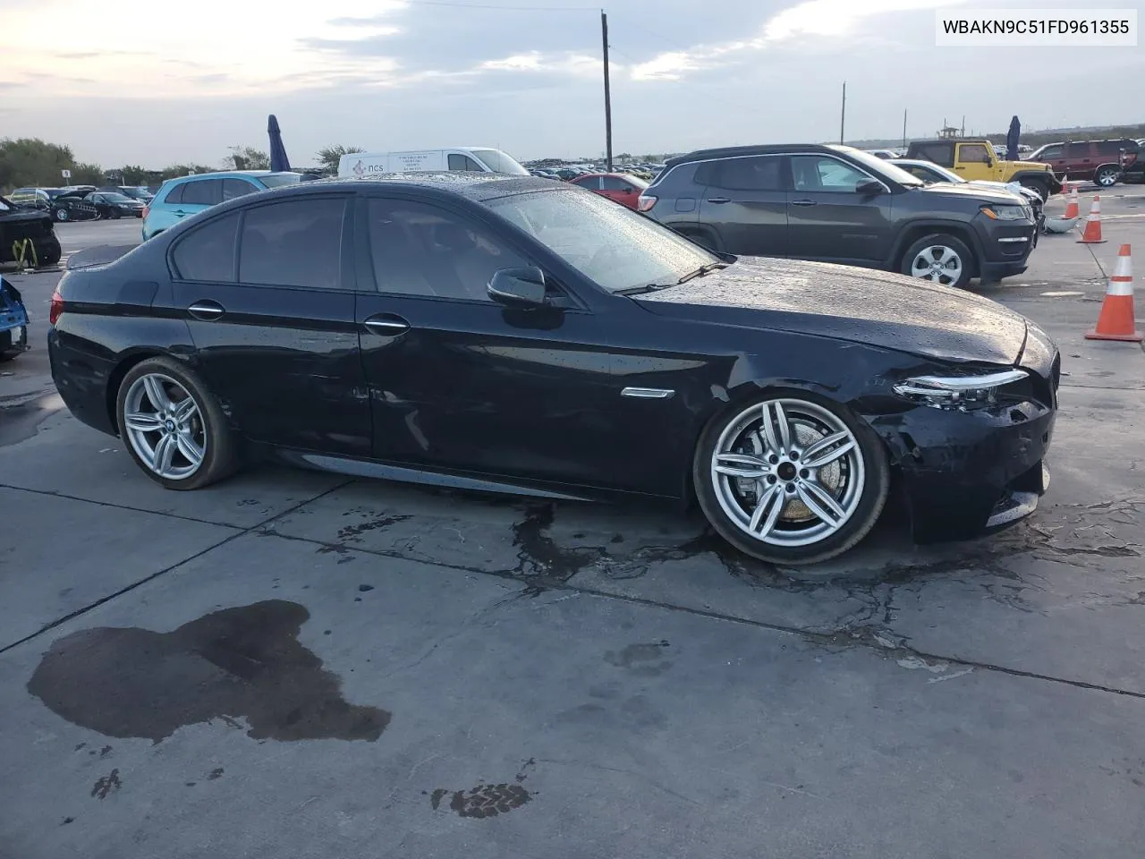 2015 BMW 550 I VIN: WBAKN9C51FD961355 Lot: 78806904