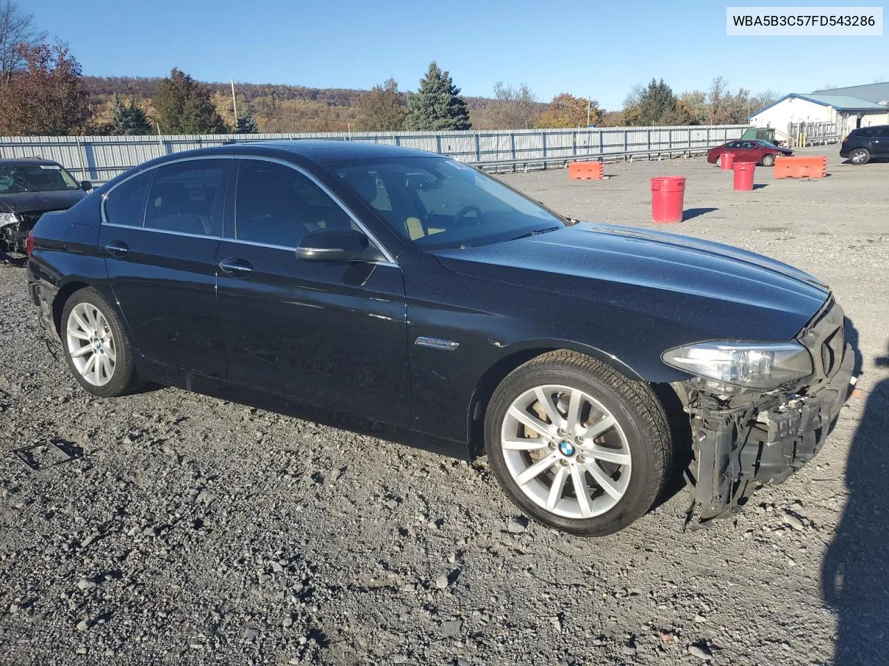 2015 BMW 535 Xi VIN: WBA5B3C57FD543286 Lot: 78897854