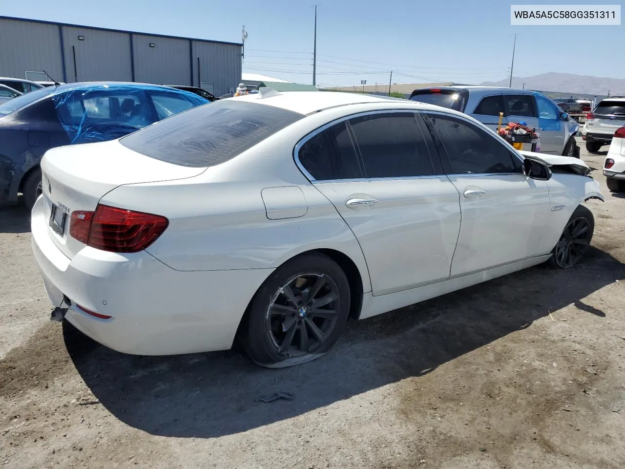 2016 BMW 528 I VIN: WBA5A5C58GG351311 Lot: 59992404