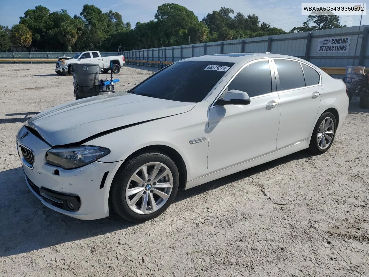 2016 BMW 528 I VIN: WBA5A5C54GG350592 Lot: 68218274