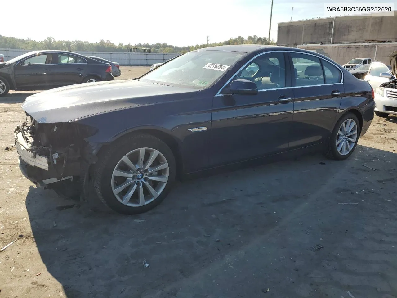 2016 BMW 535 Xi VIN: WBA5B3C56GG252620 Lot: 70076894