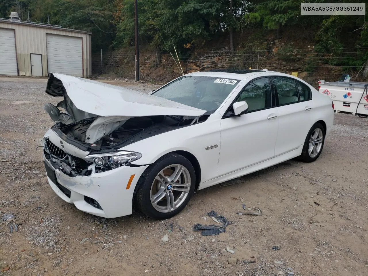 2016 BMW 528 I VIN: WBA5A5C57GG351249 Lot: 71362484