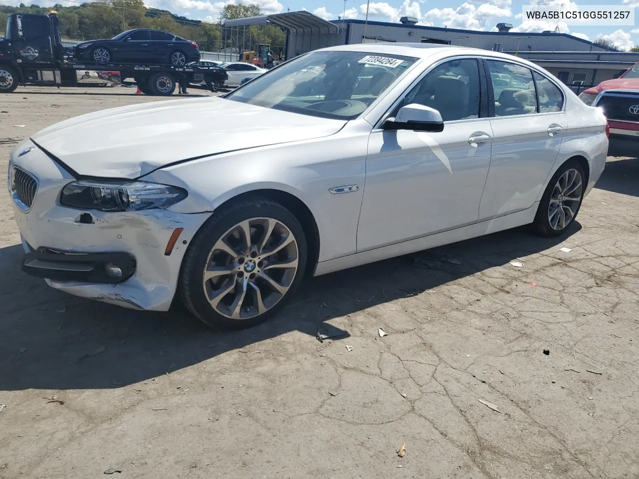 2016 BMW 535 I VIN: WBA5B1C51GG551257 Lot: 72394284