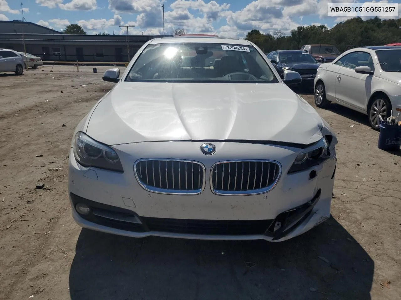 2016 BMW 535 I VIN: WBA5B1C51GG551257 Lot: 72394284