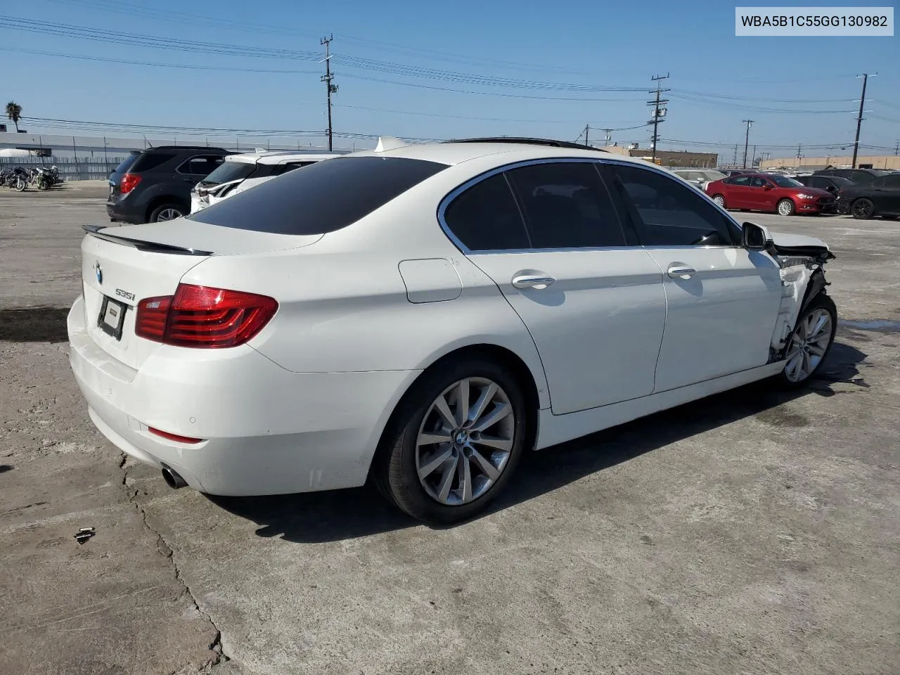 2016 BMW 535 I VIN: WBA5B1C55GG130982 Lot: 72748454