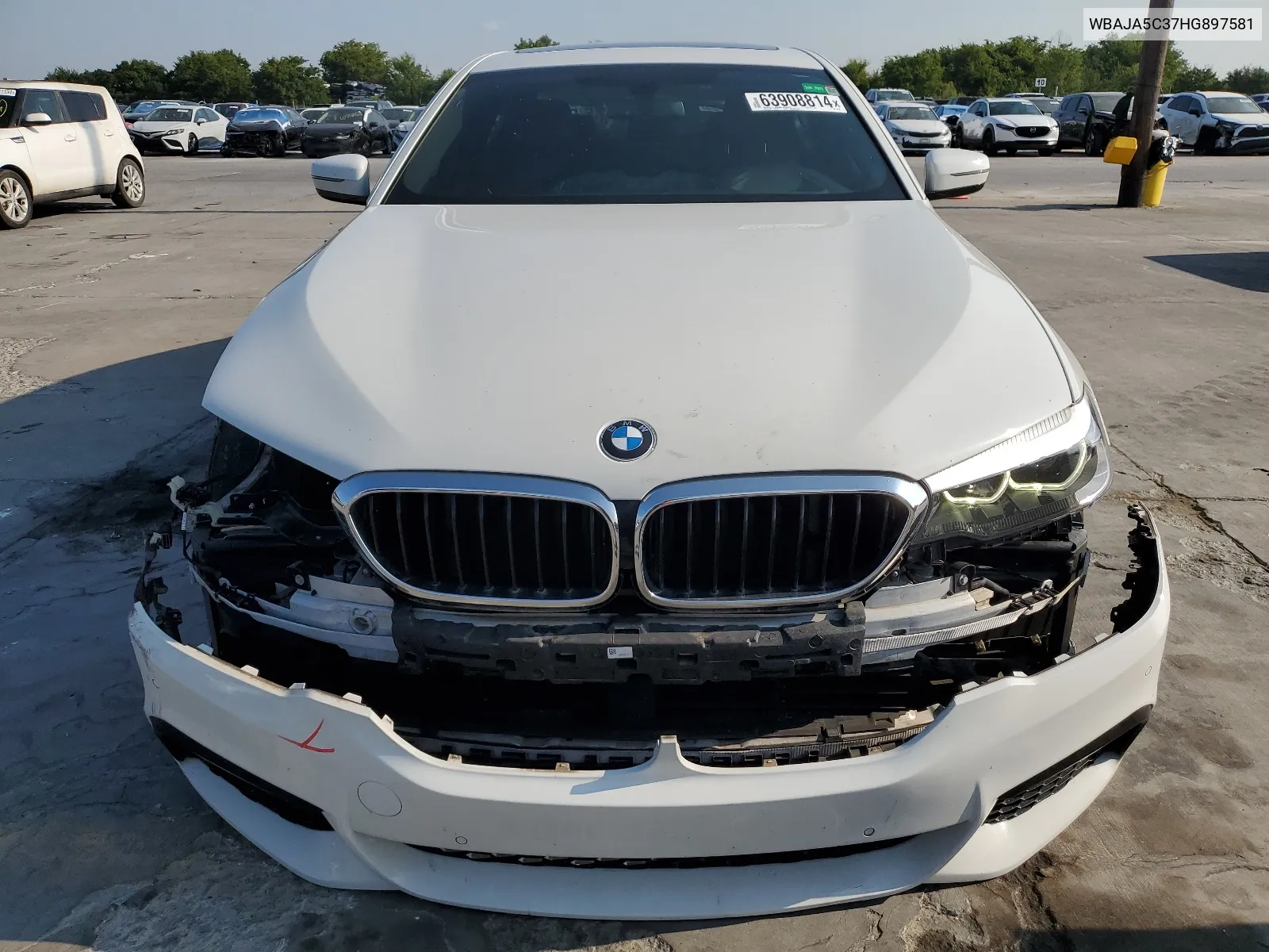 2017 BMW 530 I VIN: WBAJA5C37HG897581 Lot: 63908814