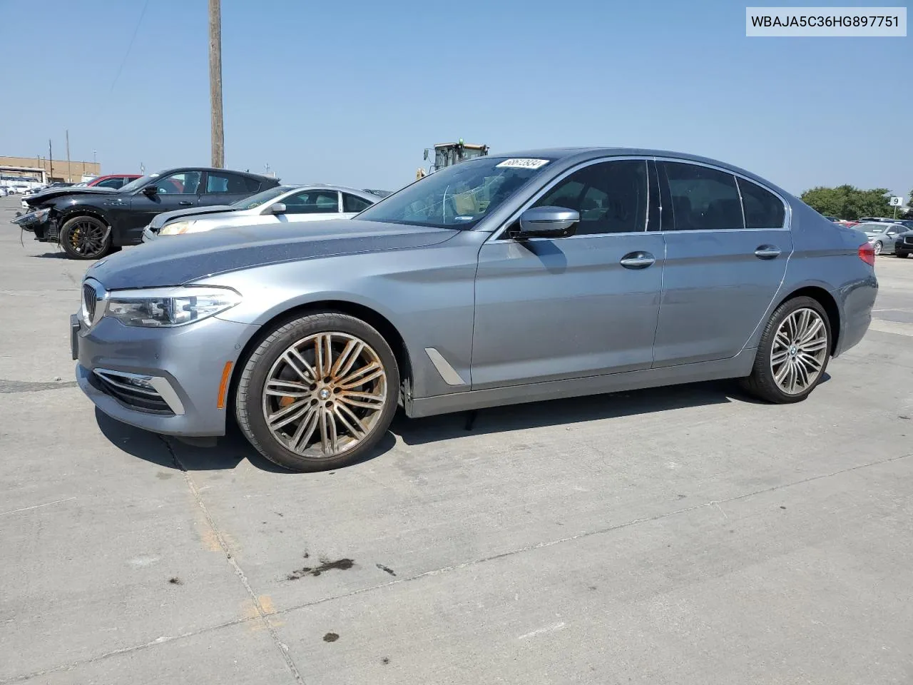 2017 BMW 530 I VIN: WBAJA5C36HG897751 Lot: 68613934