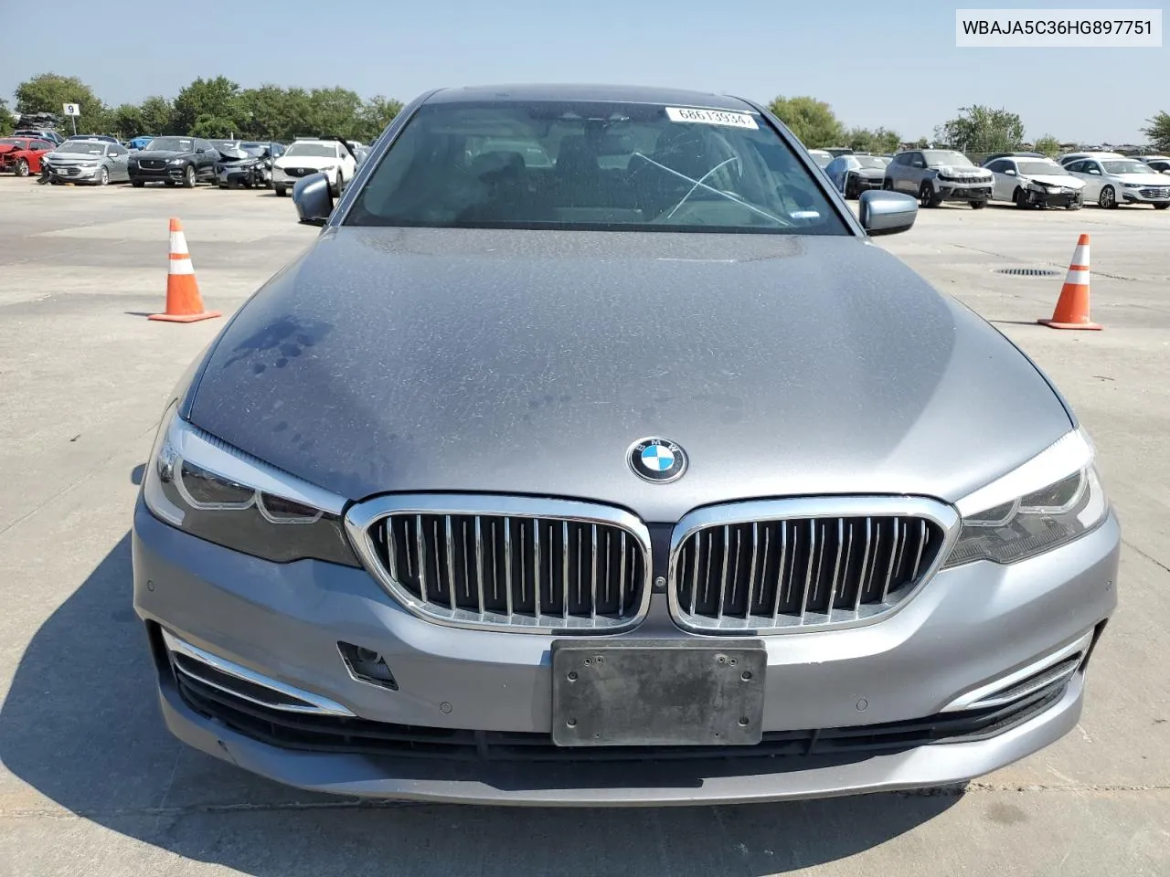 2017 BMW 530 I VIN: WBAJA5C36HG897751 Lot: 68613934