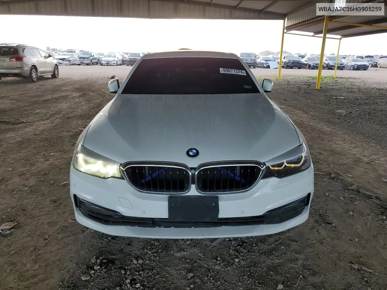 2017 BMW 530 Xi VIN: WBAJA7C36HG905259 Lot: 69071374