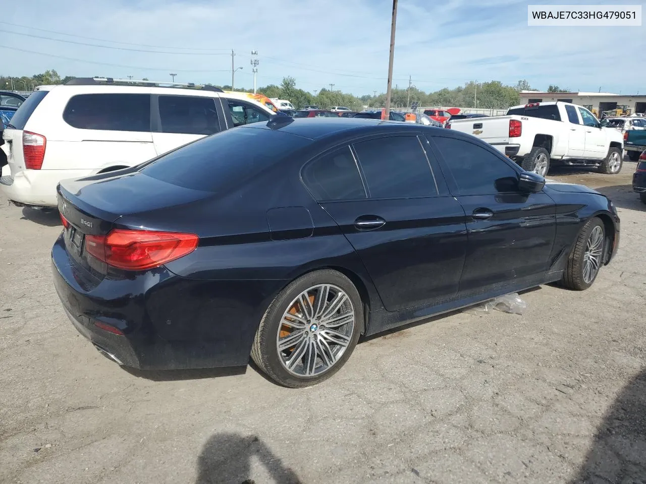 2017 BMW 540 Xi VIN: WBAJE7C33HG479051 Lot: 69689044