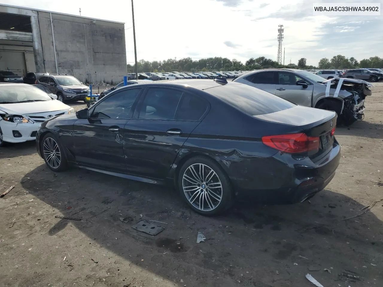 WBAJA5C33HWA34902 2017 BMW 530 I