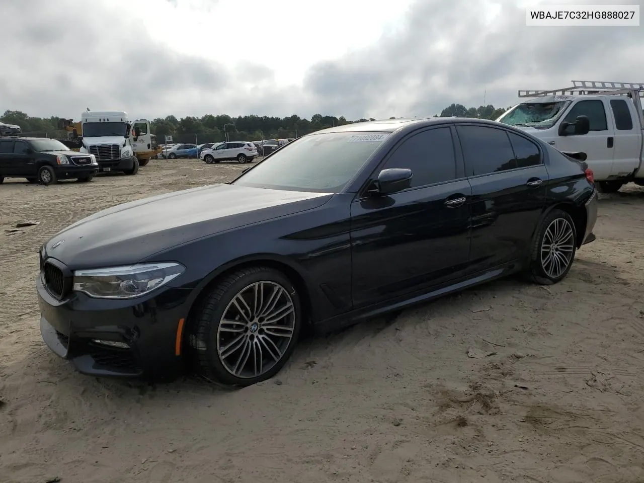 2017 BMW 540 Xi VIN: WBAJE7C32HG888027 Lot: 71092084