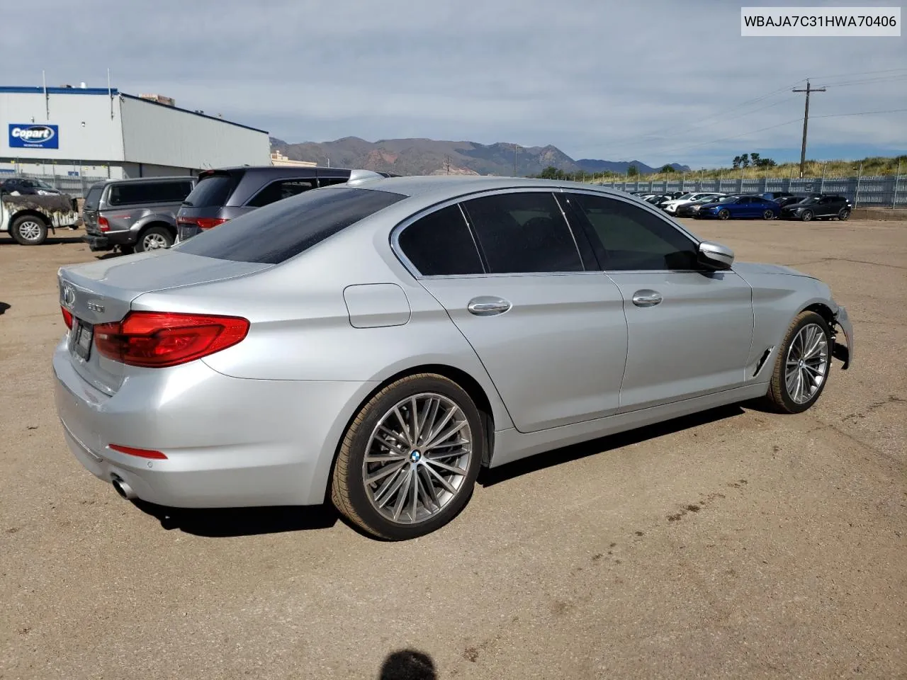 2017 BMW 530 Xi VIN: WBAJA7C31HWA70406 Lot: 71808094