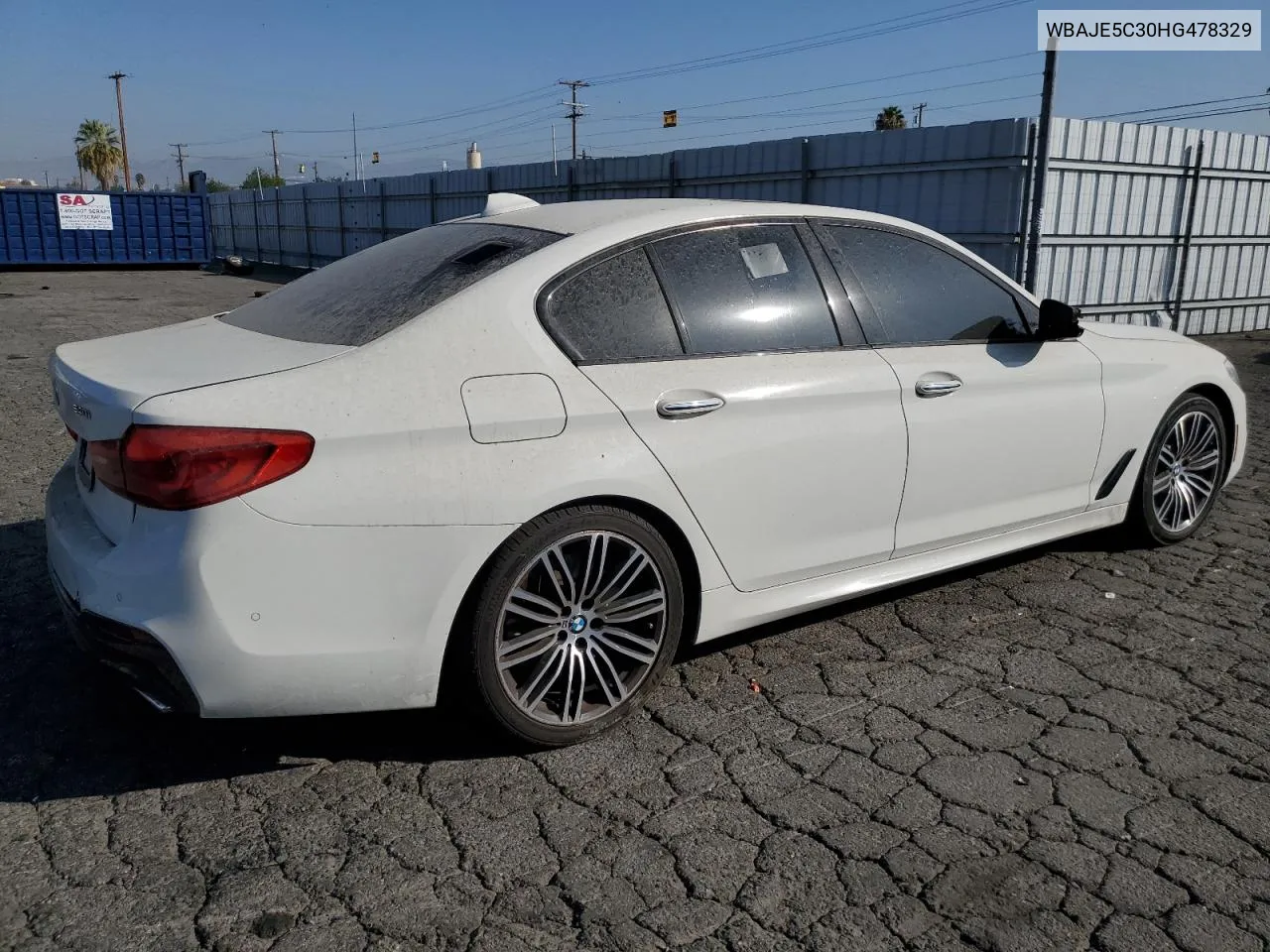 2017 BMW 540 I VIN: WBAJE5C30HG478329 Lot: 71895644