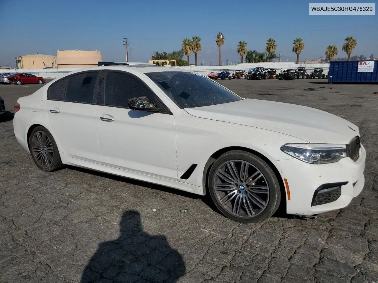 2017 BMW 540 I VIN: WBAJE5C30HG478329 Lot: 71895644