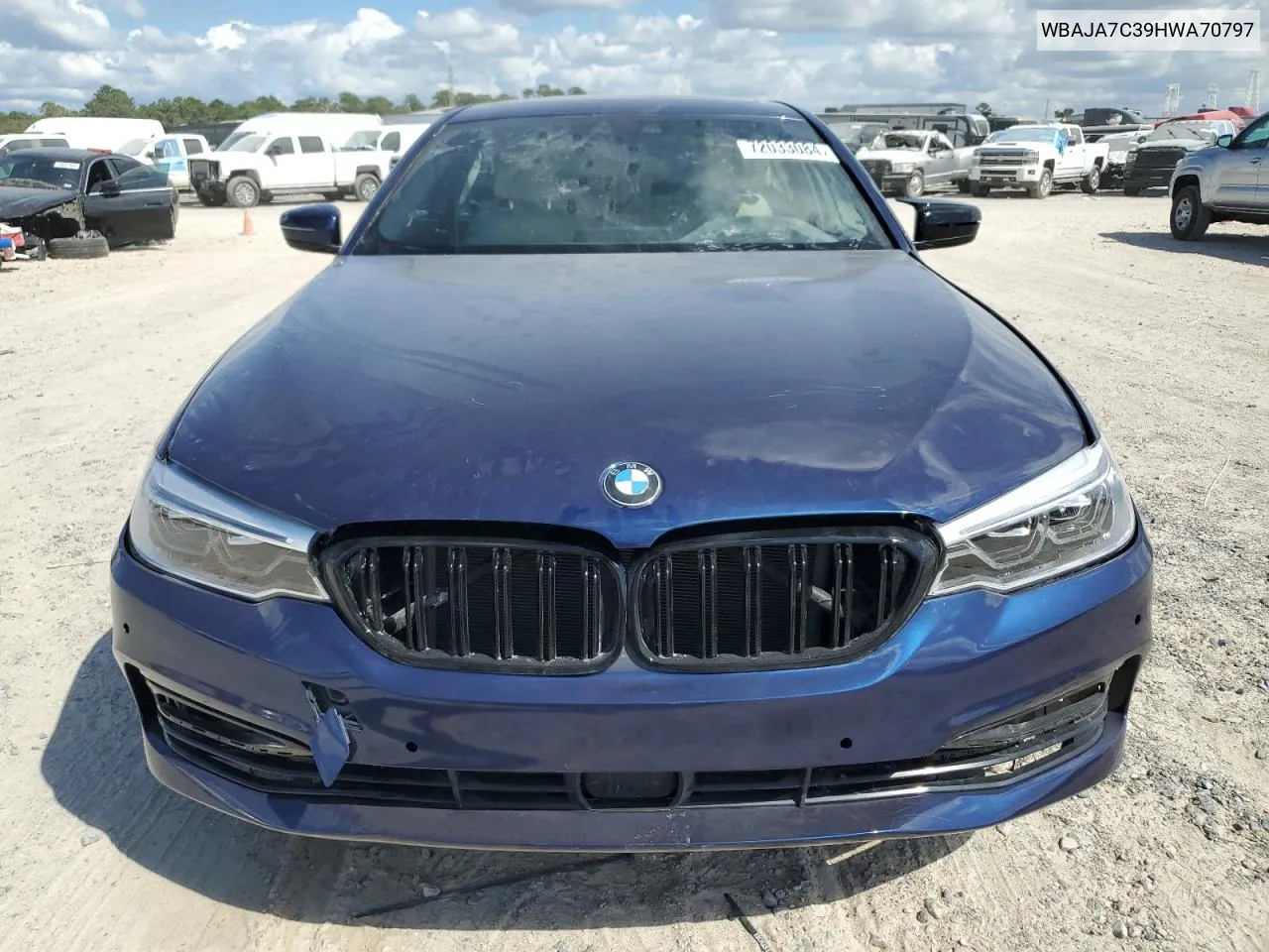 2017 BMW 530 Xi VIN: WBAJA7C39HWA70797 Lot: 72033084