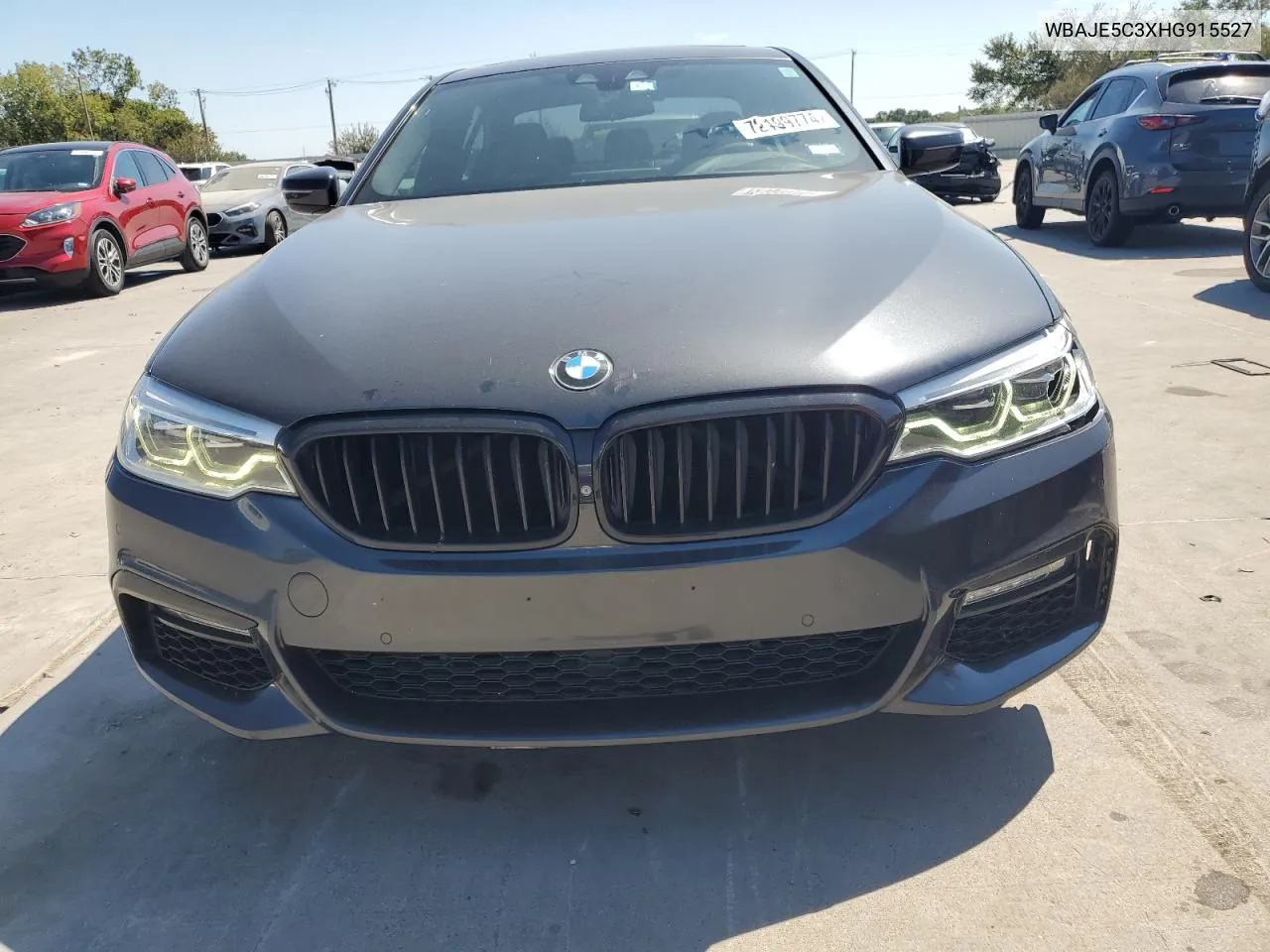 2017 BMW 540 I VIN: WBAJE5C3XHG915527 Lot: 72199774