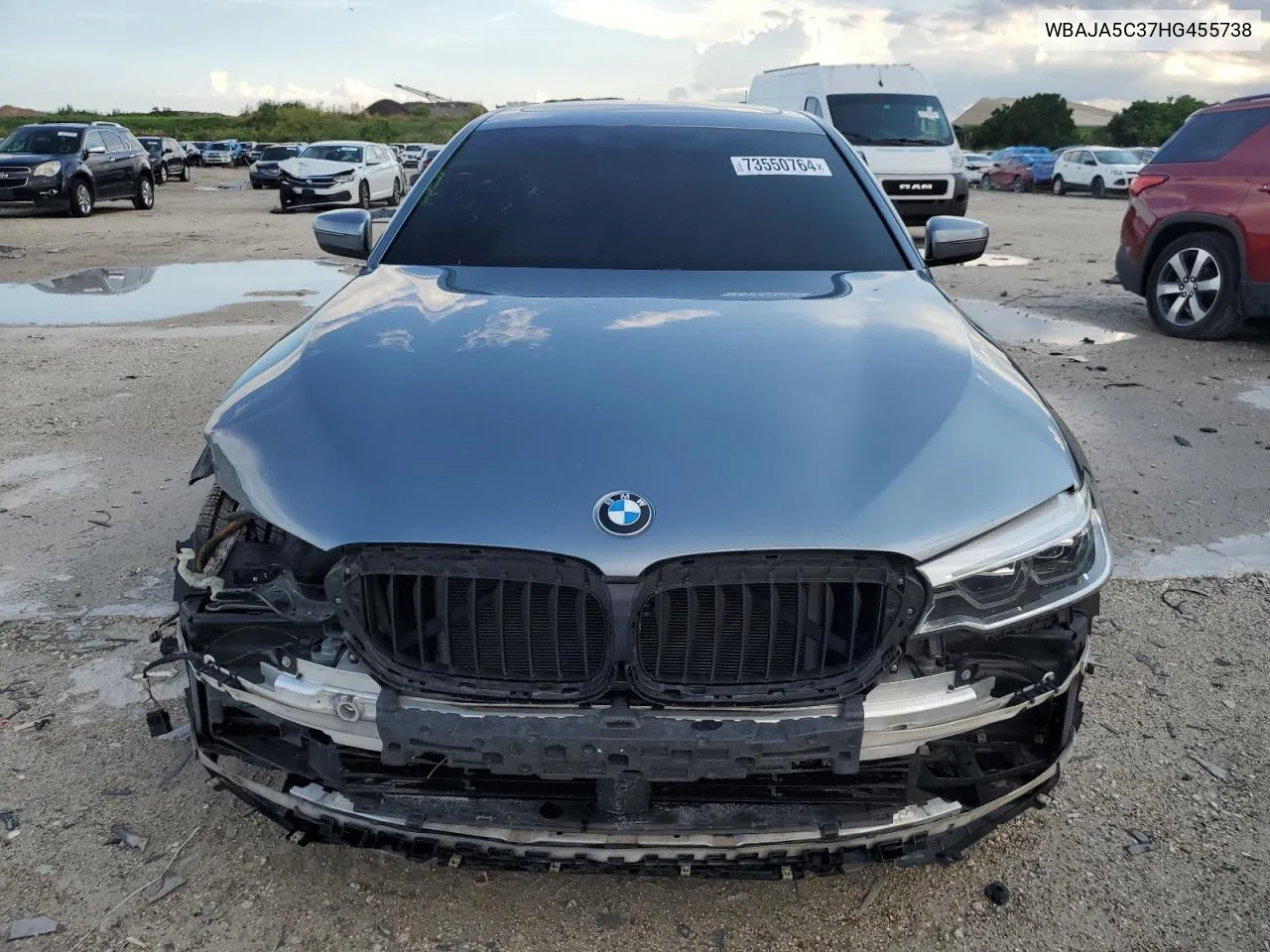 2017 BMW 530 I VIN: WBAJA5C37HG455738 Lot: 73550764