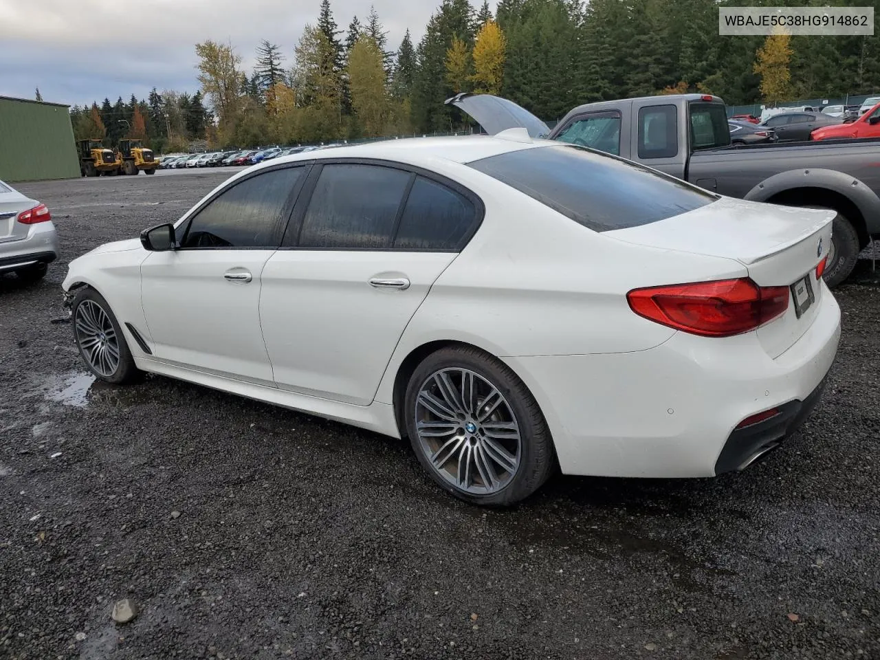 2017 BMW 540 I VIN: WBAJE5C38HG914862 Lot: 75910544