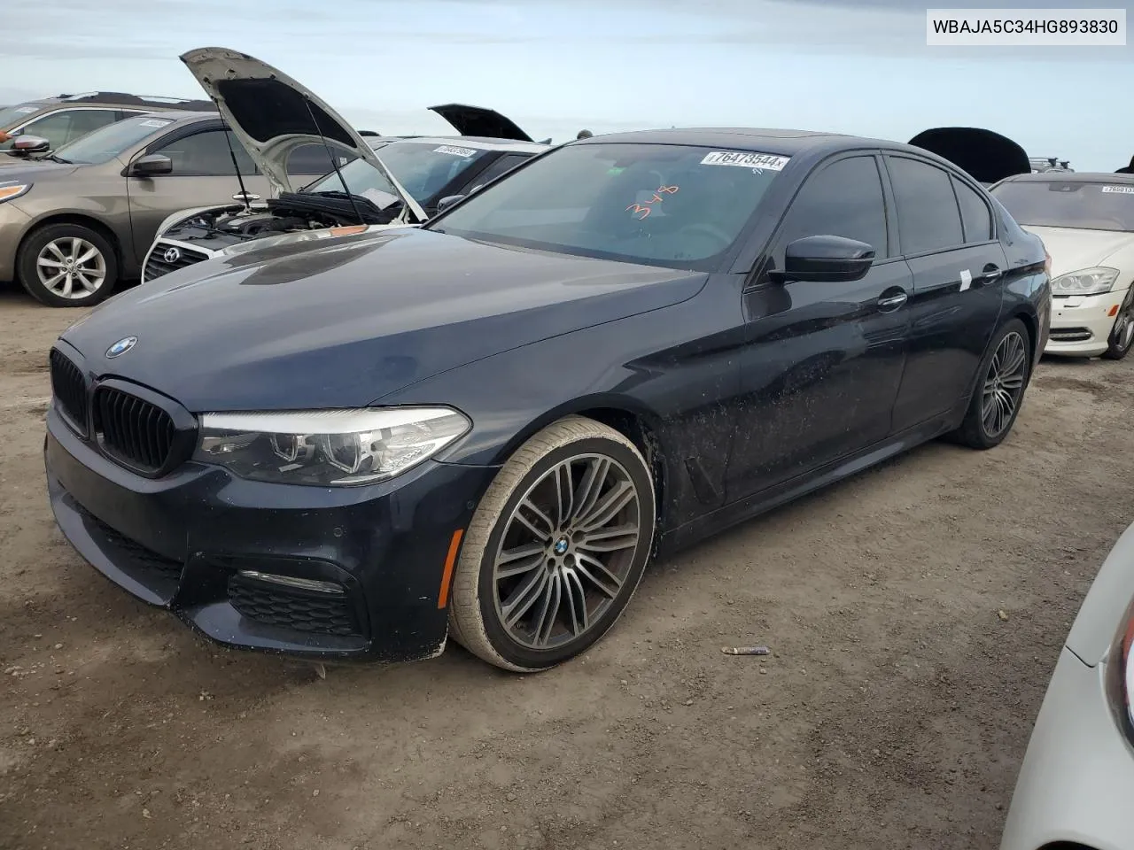 2017 BMW 530 I VIN: WBAJA5C34HG893830 Lot: 76473544